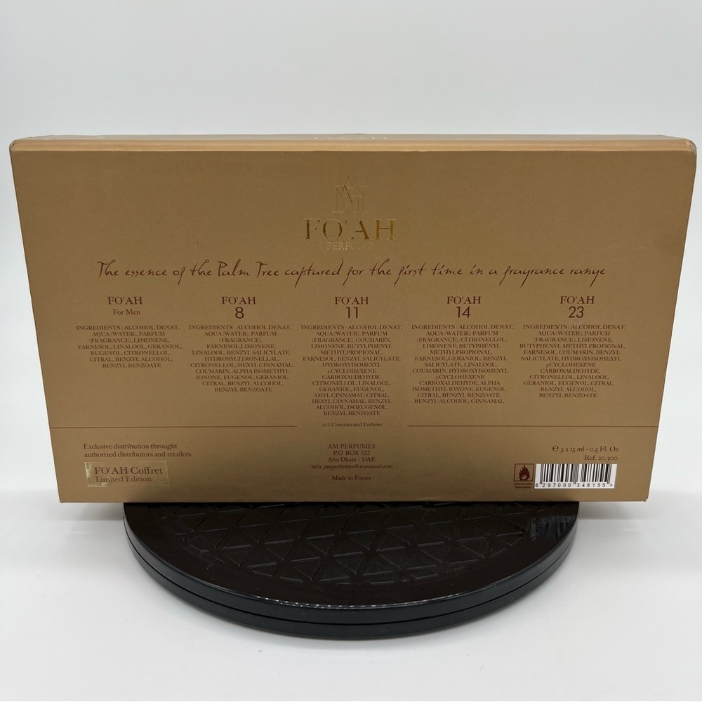 Fo'ah Coffret Limited Edition Perfume Set Men Women #8, 11, 14, 23 France NIB - Picture 6 of 6